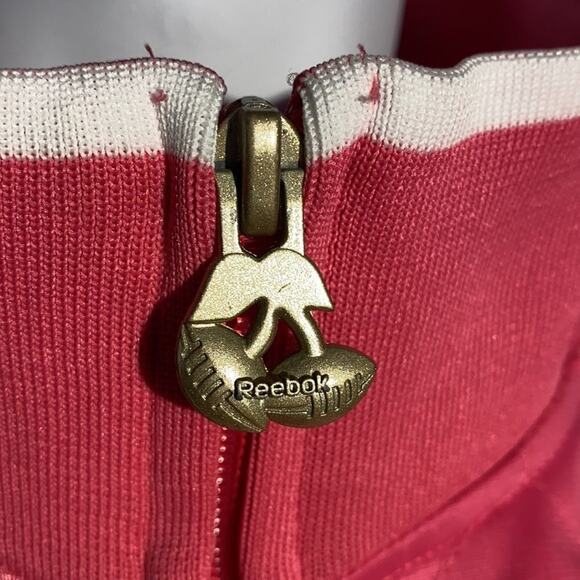 NFL Reebok Chargers X Breast Cancer Awareness Pink Zip Up Jacket M - Picture 6 of 11